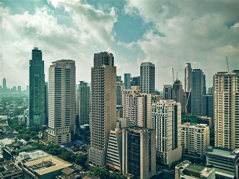 Downtown Manila Makati Skyline And By Eternity In An Instant ...