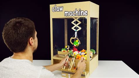 How to Make a Working Claw Machine from Cardboard