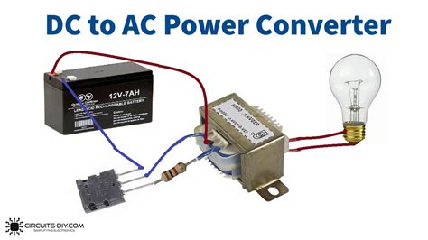 DC to AC Power Converter using 2SC5200 Transistor