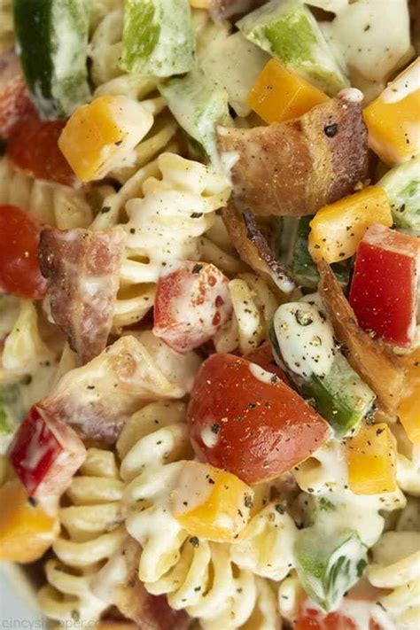 Bacon Ranch Pasta Salad is so Easy! Perfect for summer BBQ's! | Recipe ...