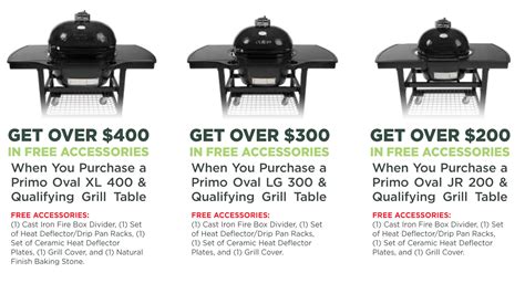 Primo Grill Accessories Free with Purchase | Primo Grills & Smokers ...