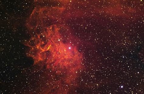 Flaming star Nebula : astrophotography