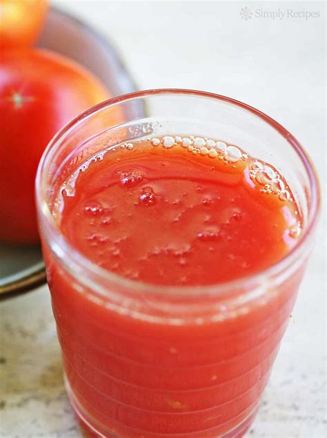 Homemade Tomato Juice Recipe