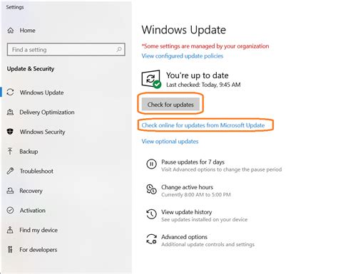 windows 10 - Check for Updates vs. Check online for updates - Super User