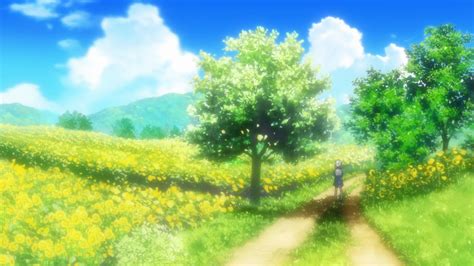 Anime Flower Field Scenery Find and save images from the anime scenery ...