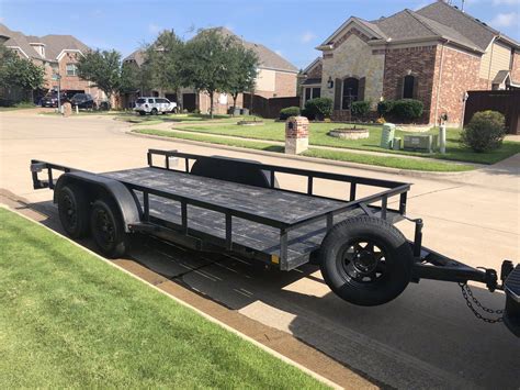 2019 C & M Trailers 16 ft flatbed trailer Utility Trailer Rental in ...