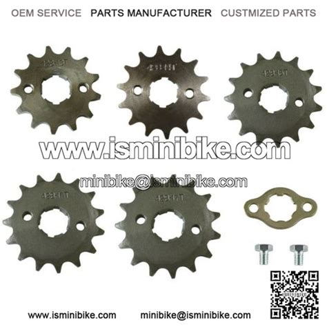 sprocket 14t 20mm bore 428 chain for mini bike