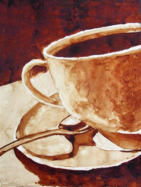 gallery | Coffee painting, Coffee art, Coffee artwork