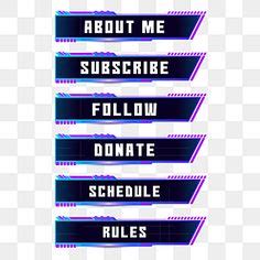 40 Free Twitch Panels / Info Button png ideas | twitch, free banner ...