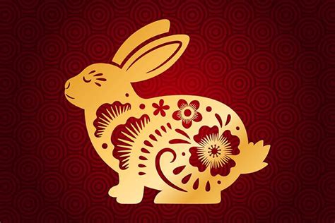 Home & Living Home Décor Prints Asian Bunny Pattern Chinese New Year ...