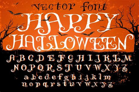 Free SVG Halloween Svg Fonts 10701+ SVG File for DIY Machine