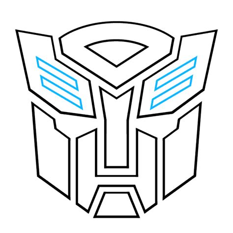 How to Draw the Autobots Symbol from Transformers - Really Easy Drawing ...