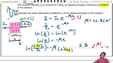 24.3c Ex1 MJ20 P41 Q4 Linear Attenuation Coefficient | A2 Medical ...