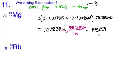 Find the average binding energy per nucleon of (a) 12^24 Mg and (b ...