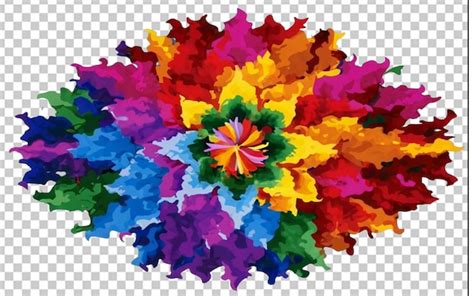 Premium PSD | Colorful powder explosion happy holi festival of colors ...