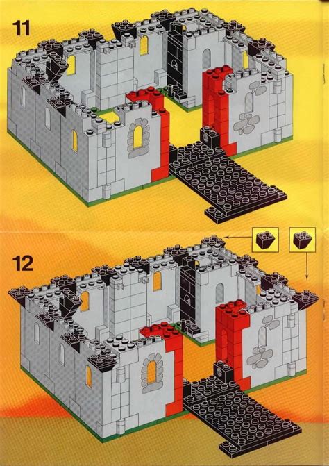 Old LEGO® Instructions | letsbuilditagain.com | Lego castle, Lego ...