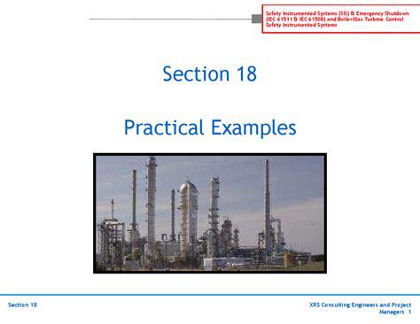 PPT: SIS & ESD (IEC 61511, 61508) Training - Practical Examples (46 ...