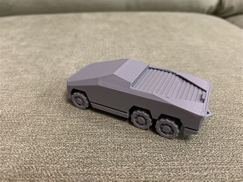 Cybertruck with sliding bed cover 3D model 3D printable | CGTrader