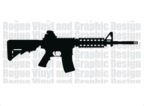 AR-15 Decal / Sticker Very Detailed AR15 M-16 M16 2nd - Etsy