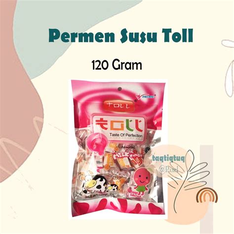 Order Online Permen Susu Halal 120 gram Permen Susu Toll Milk Candy ...