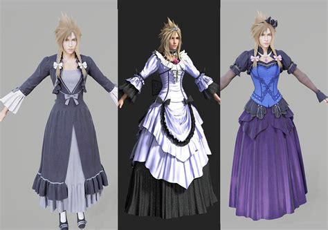 Specialty Women Game Final Fantasy VII Remake Cosplay Costume Cloud ...