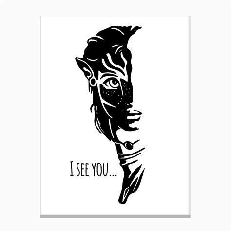 Avatar I See You Canvas Print by JDuke Illustrations - Fy