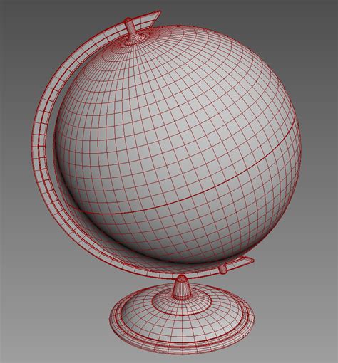 world globe 3d model