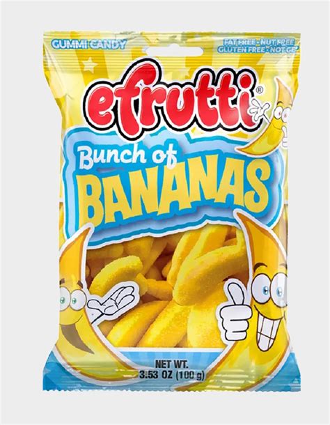 EFRUTTI Bunch of Bananas Gummi Candy - BANANA | Tillys