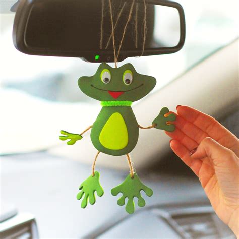 Frog car accessories. Frog car decor. Hanging frog ornament - Inspire ...