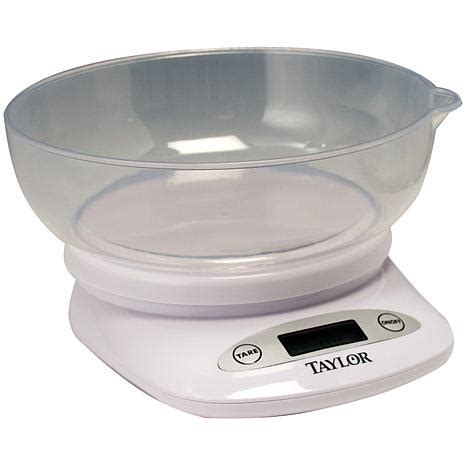 Taylor 4.4-lb Digital Kitchen Scale with Bowl | HSN