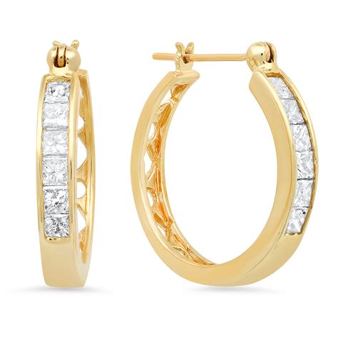 14K Yellow Gold Hoop Earrings - Westwood Jewelers