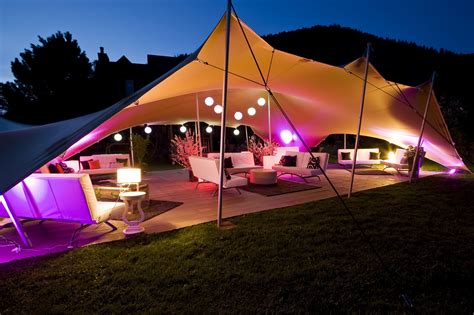 lite up at night | Event tent, Party tent, Tent design