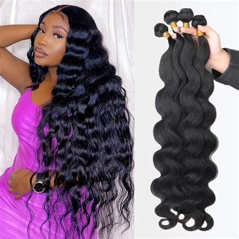 32-34-36-Inch-Body-Wave-Brazilian-Hair-Weave-Bundles-MS-Lula-Long-Remy ...