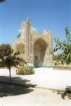 Ruins of the Masjid Sabz (the "Green Mosque"), named for its tiled dome ...