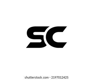 Sc Logo Design Vector Template Stock Vector (Royalty Free) 2197012425 ...