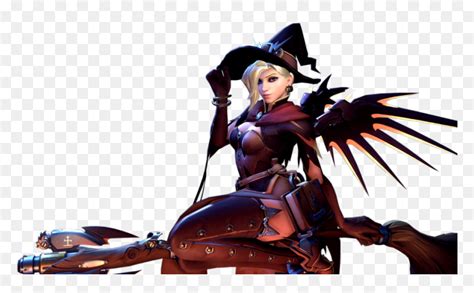 Mercy Render Png - Overwatch Mercy Witch Skin, Transparent Png - vhv