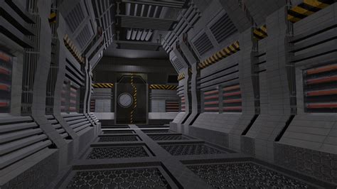 Sci_Fi_Hallway - 3D model by hellsingthenoble [2e34e16] - Sketchfab