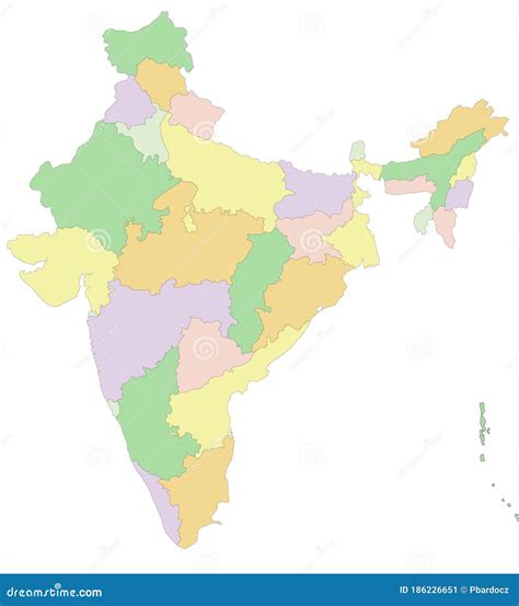 Editable India Map With Cities | Images and Photos finder