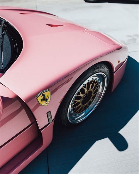 2022 SEMA-Bound Pink Ferrari F40 Is Real and It Packs a $30,000 ...