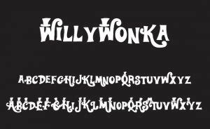 Willy Wonka font - Fontspace.io