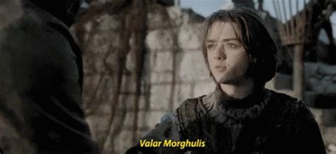 Arya Stark Valar Morghulis GIF - AryaStark ValarMorghulis GameOfThrones ...