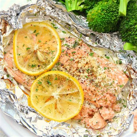 Easy Salmon Foil Packets - Crunchy Creamy Sweet