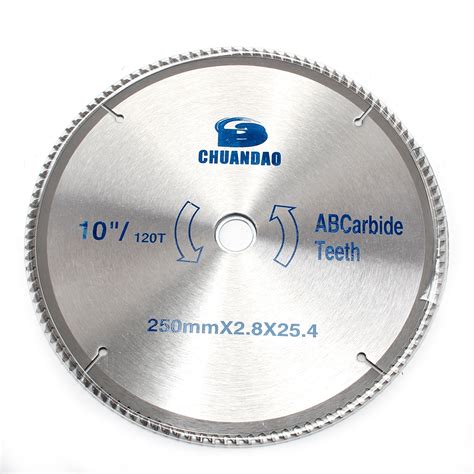 10 Inch Carbide Circular Saw Blade 120 Tooth Wood Cutting Tools 1 ...