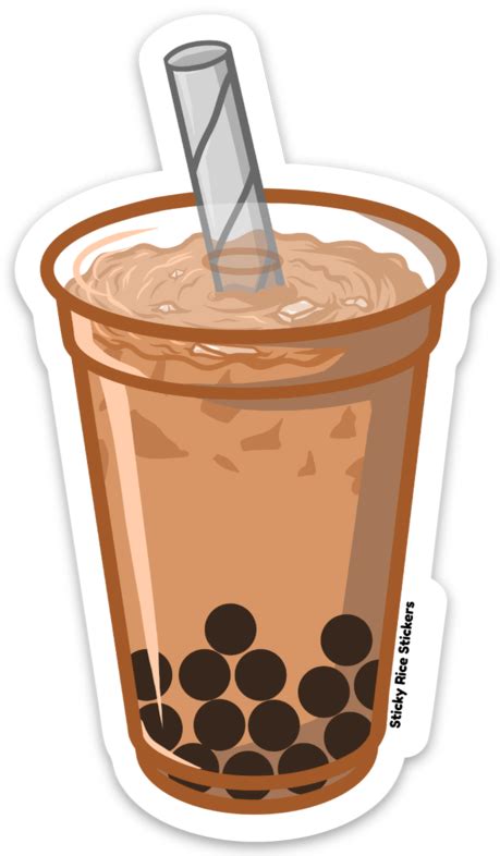 Milk Tea Boba - Sticker – Asians Never Die