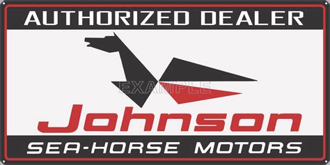 JOHNSON SEA HORSE OUTBOARDS AUTHORIZED DEALER BOAT MARINE WATERCRAFT O ...