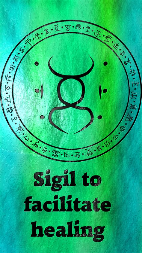 Sigil to facilitate healing Requested by @littleravenstuff | Magick ...