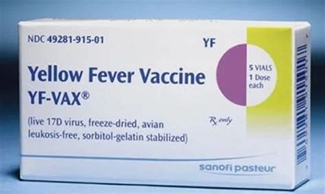 Yellow Fever Vaccine at Rs 1700/piece in New Delhi | ID: 14386316555