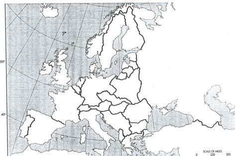 Blank Map Of Europe After Ww1 - Tourist Map Of English