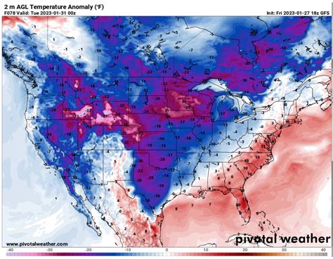 The Coldest Air of 2023 Plunges from Canada into the United States ...