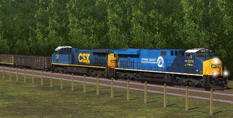 CSX Conrail Heritage scheme ES44AH in Trainz 2019 by CPTrainzkid on ...